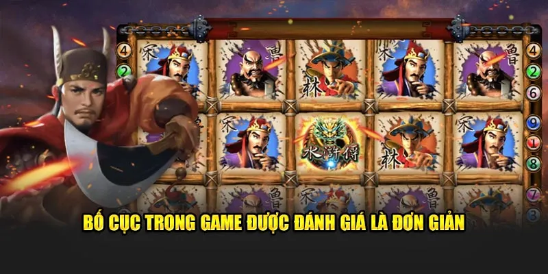 Bố cục trong game được đánh giá là đơn giản